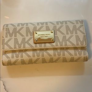 Michael kors large checkbook wallet